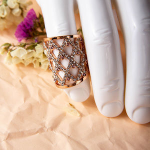 CA & LOU ROSE GOLD CLASSIC RING | WOMENS